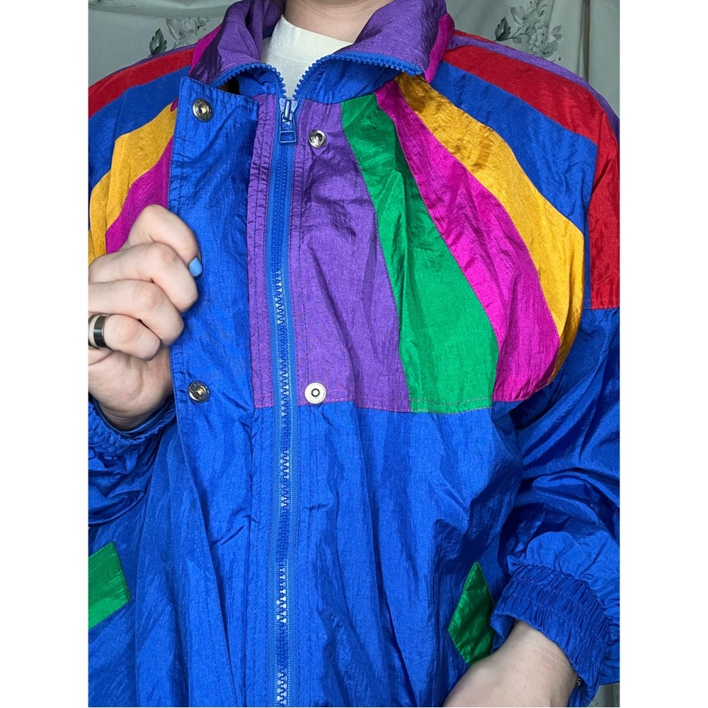 Multicolor Andy Johns Windbreaker - image 4